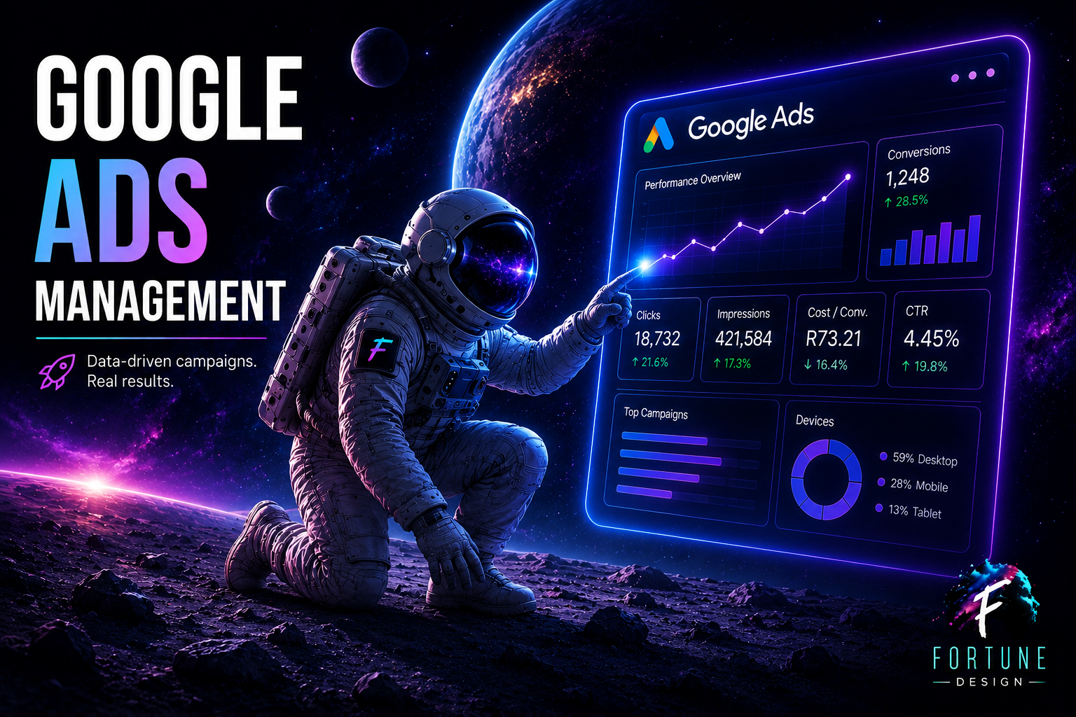 Google Ads management Cape Town — Fortune Design PPC agency