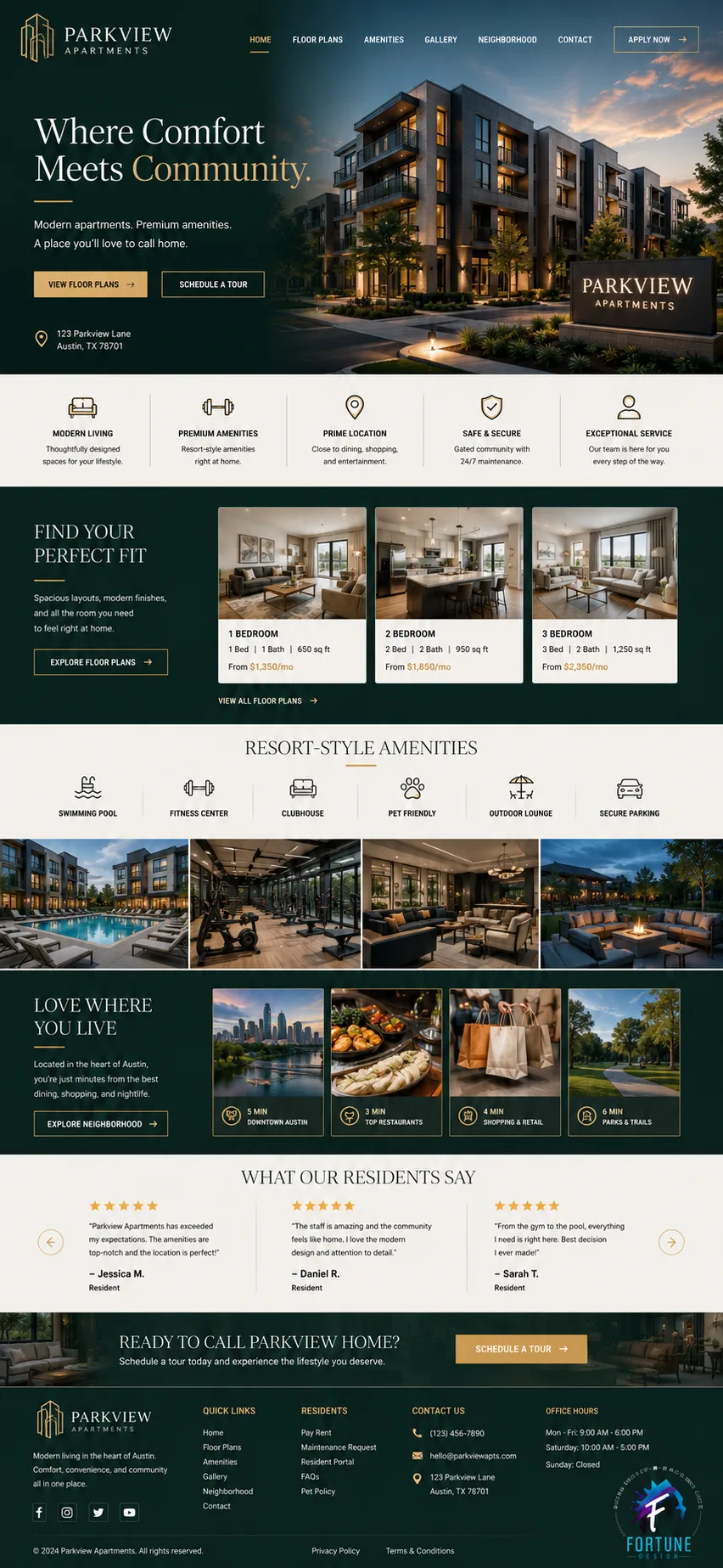 Luxury Apartment Complex