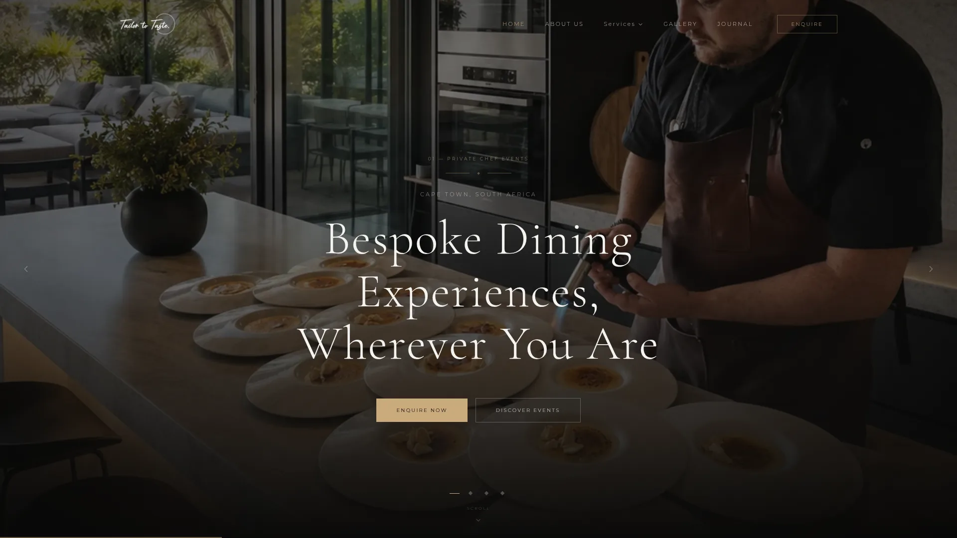 Tailor to Taste website project